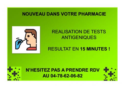 TEST ANTIGENIQUE